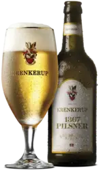 Krenkerup 1367 Pilsner Dansk Øl - Slagelse Vinkompagni