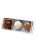 Aalborg Chokolade Glutenfri Trøffel Romkugler - 3 stk. æske