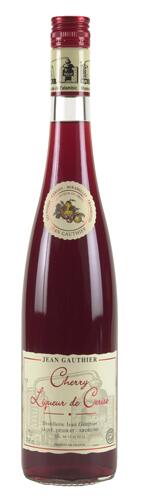 Kirsebærlikør - Liqueur de Cerise Jean Gauthier 35 cl. 