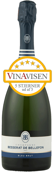 BESSERAT DE BELLEFON CHAMPAGNE Bleu Brut - kvalitets champagne - Slagelse Vinkompagni