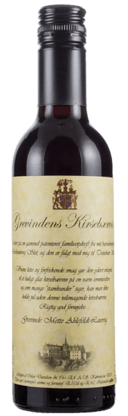 Grevindens Kirsebærvin - Gammel familie opskrift 50 cl. 19 % Alkohol  - Slagelse Vinkompagni