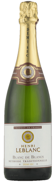 Cremant Henri Leblanc Blanc de Blancs Demi Sec - Slagelse Vinkompagni