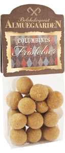 Almuegaarden - Chokolade-Lakridser med lakridspulver, 100g